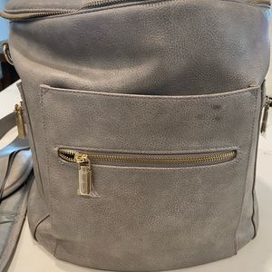 Gray Convertible Diaper Bag / Backpack